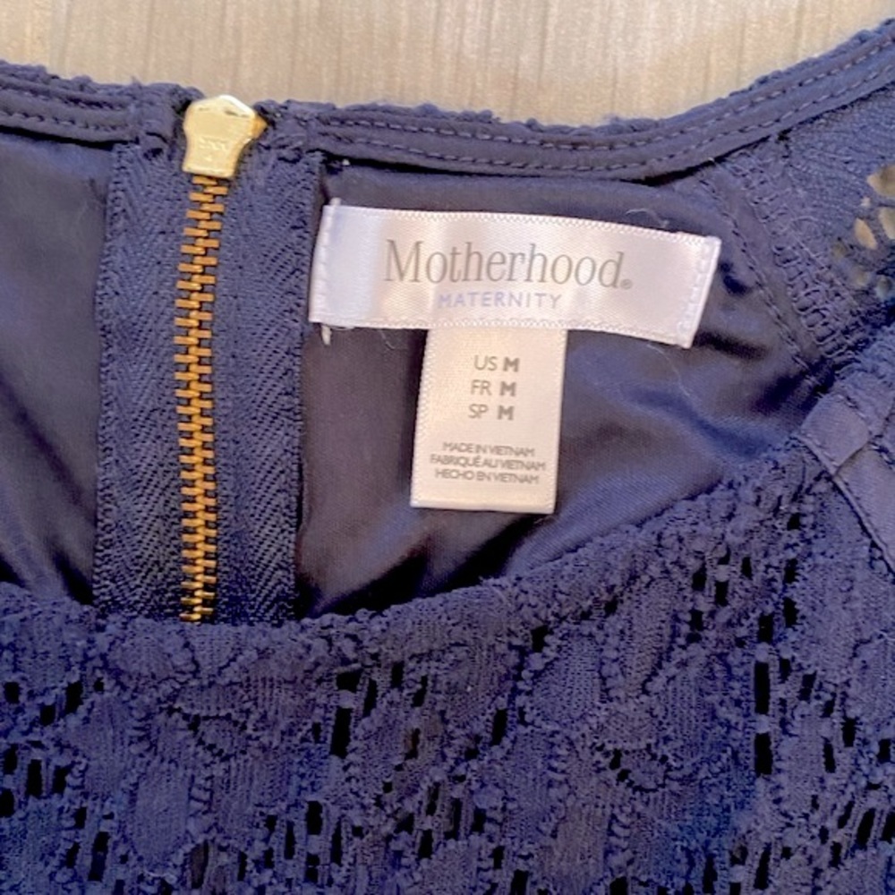 Motherhood Maternity Stretch Lace Dress - Picture 3 of 11